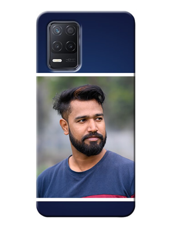 Custom Realme 9 5G Mobile Cases: Simple Royal Blue Design
