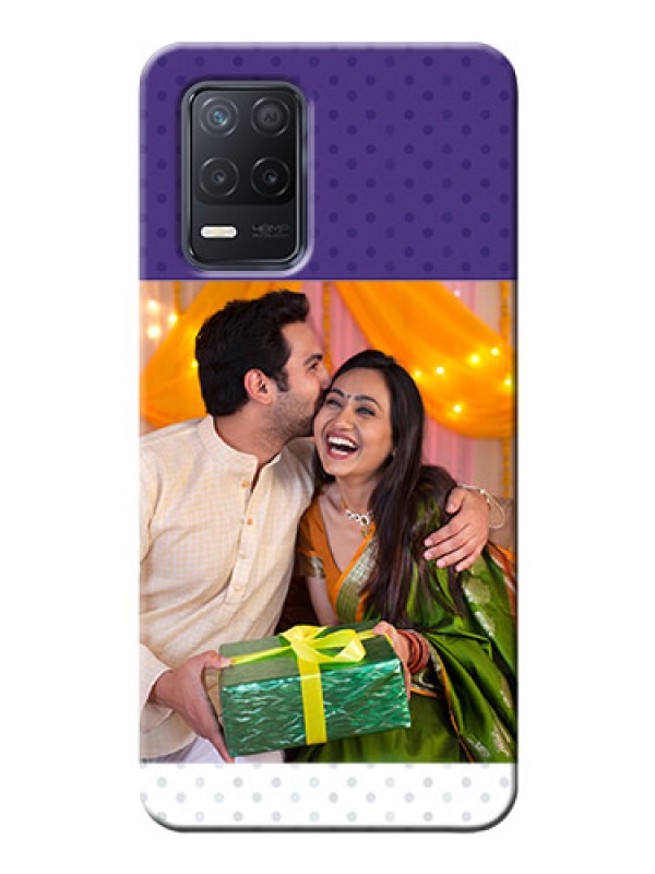 Custom Realme 9 5G mobile phone cases: Violet Pattern Design