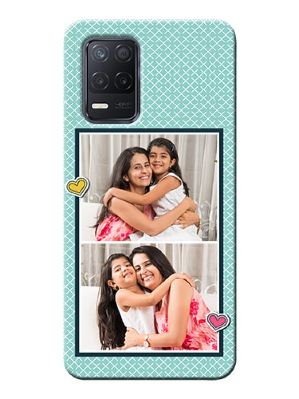 Custom Realme 9 5G Custom Phone Cases: 2 Image Holder with Pattern Design
