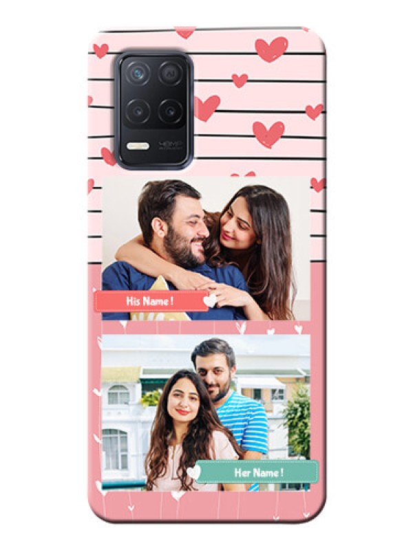 Custom Realme 9 5G custom mobile covers: Photo with Heart Design
