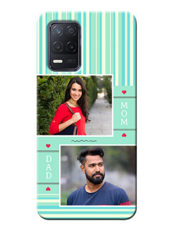 Custom Realme 9 5G custom mobile phone covers: Mom & Dad Pic Design