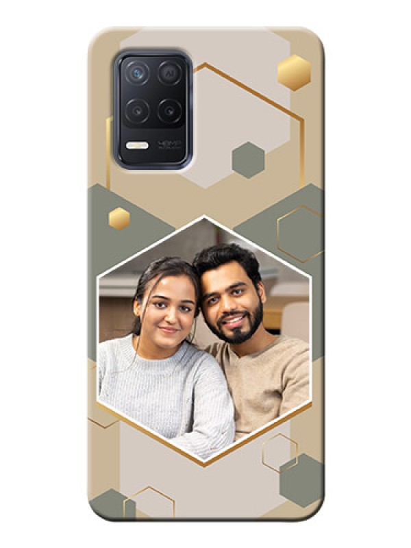 Custom Realme 9 5G Phone Back Covers: Stylish Hexagon Pattern Design