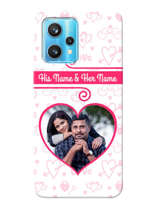 Custom Realme 9 Pro 5G Personalized Phone Cases: Heart Shape Love Design