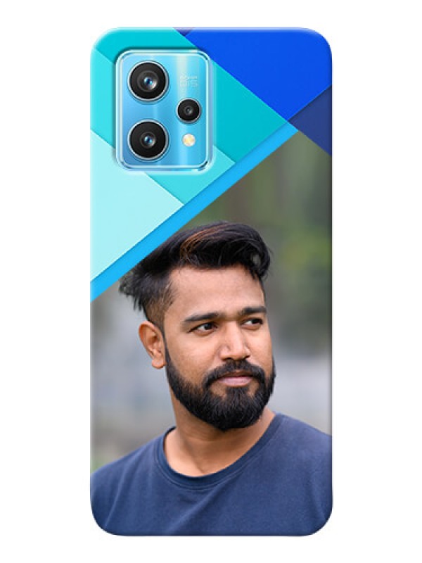 Custom Realme 9 Pro 5G Phone Cases Online: Blue Abstract Cover Design