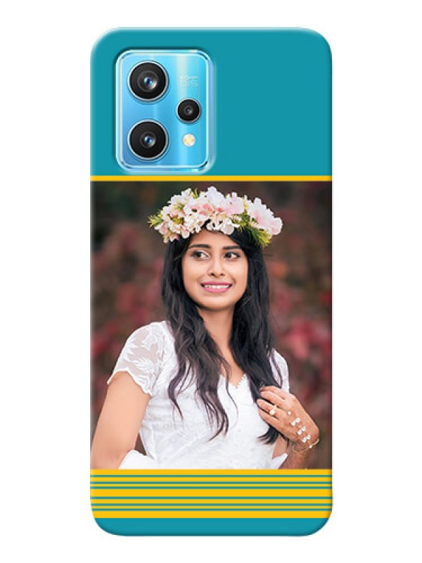 Custom Realme 9 Pro 5G personalized phone covers: Yellow & Blue Design 