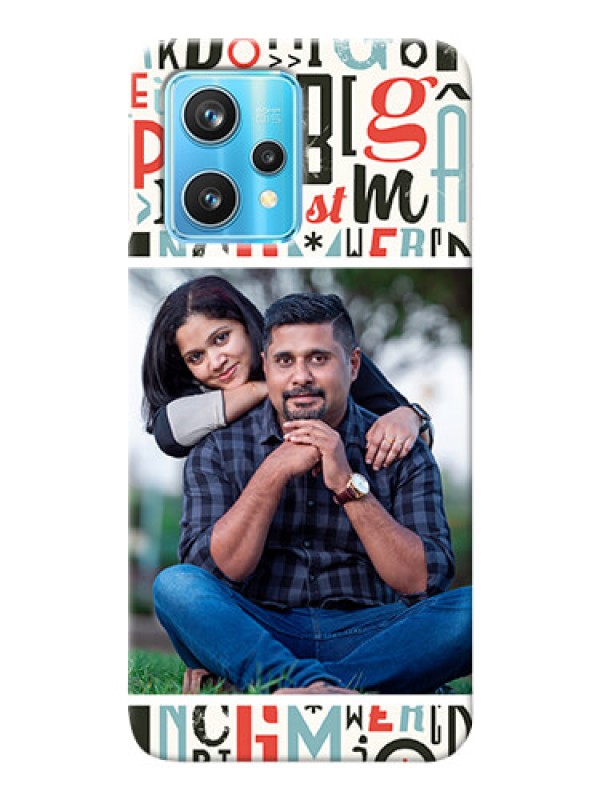 Custom Realme 9 Pro 5G custom mobile phone covers: Alphabet Design