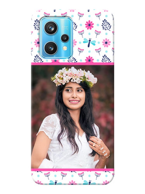Custom Realme 9 Pro 5G Mobile Covers: Colorful Flower Design