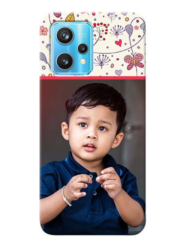 Custom Realme 9 Pro 5G phone back covers: Premium Floral Design