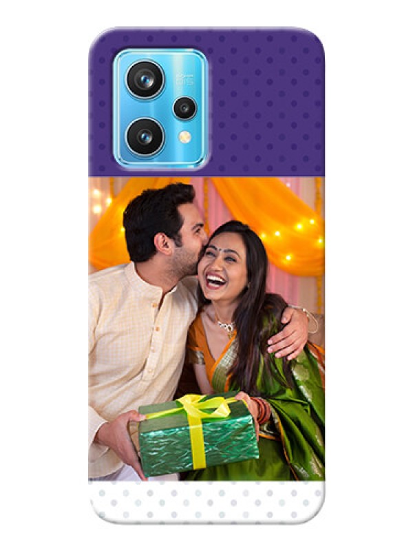 Custom Realme 9 Pro 5G mobile phone cases: Violet Pattern Design