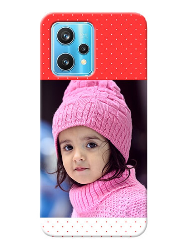 Custom Realme 9 Pro 5G personalised phone covers: Red Pattern Design