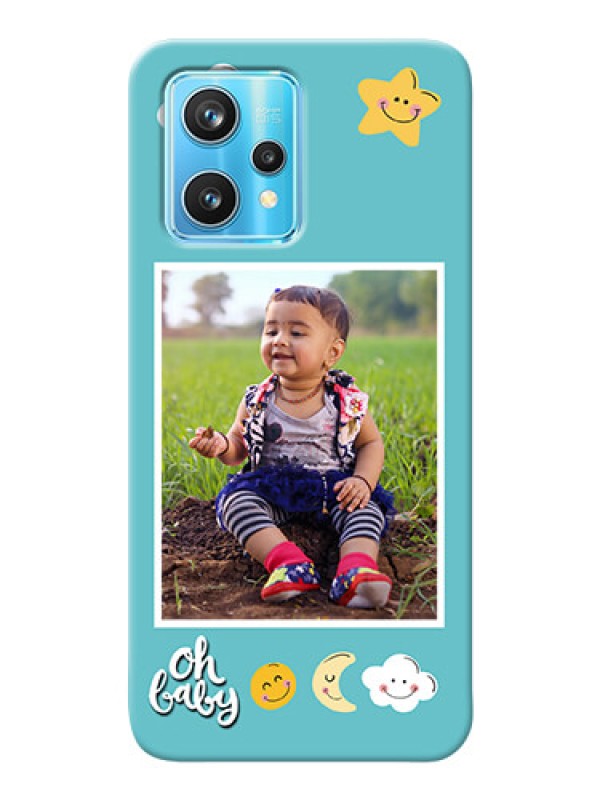 Custom Realme 9 Pro 5G Personalised Phone Cases: Smiley Kids Stars Design