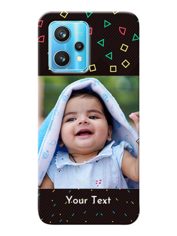 Custom Realme 9 Pro 5G custom mobile cases with confetti birthday design