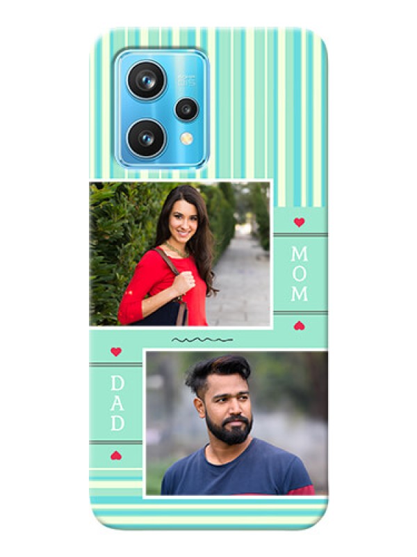 Custom Realme 9 Pro 5G custom mobile phone covers: Mom & Dad Pic Design