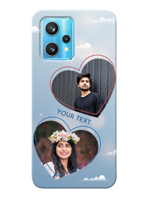 Custom Realme 9 Pro 5G Phone Cases: Blue Color Couple Design 