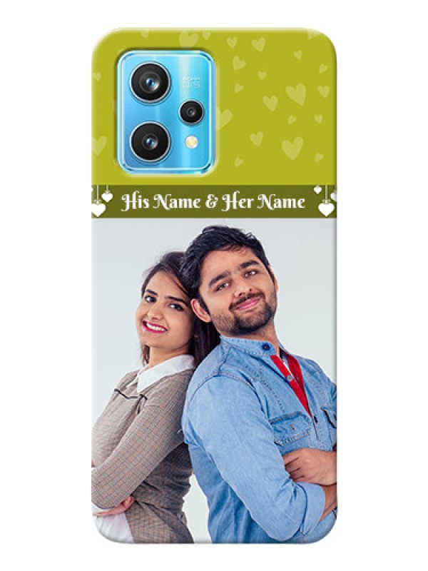 Custom Realme 9 Pro 5G custom mobile covers: You & Me Heart Design