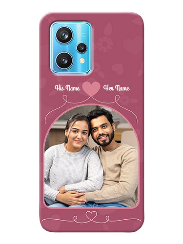 Custom Realme 9 Pro 5G mobile phone covers: Love Floral Design