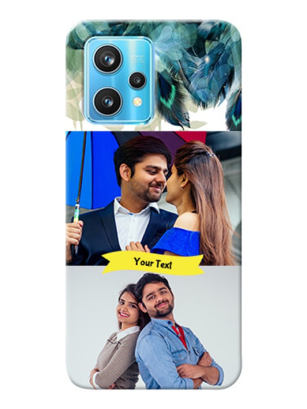 Custom Realme 9 Pro 5G Phone Cases: Image with Boho Peacock Feather Design