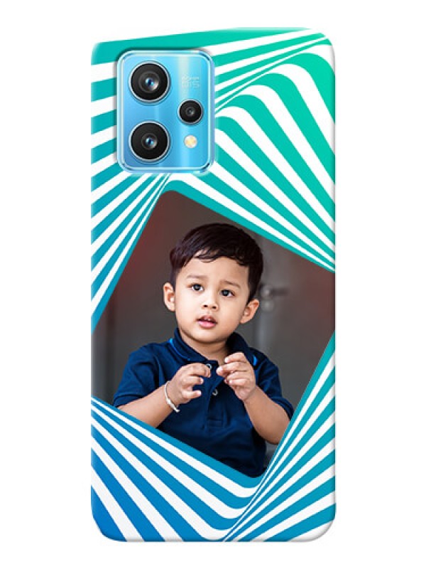 Custom Realme 9 Pro 5G Personalised Mobile Covers: Abstract Spiral Design