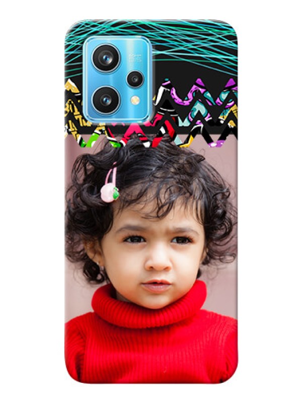 Custom Realme 9 Pro 5G personalized phone covers: Neon Abstract Design