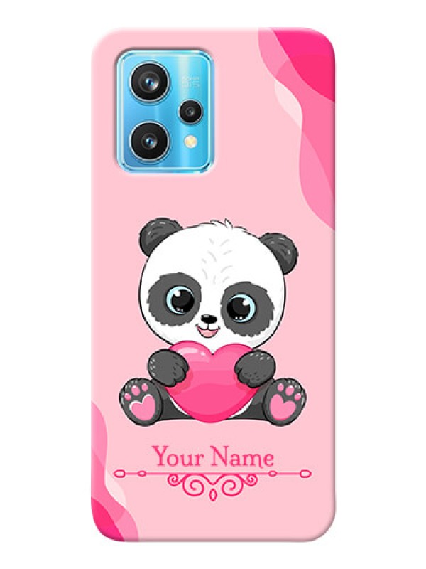 Custom Realme 9 Pro 5G Mobile Back Covers: Cute Panda Design