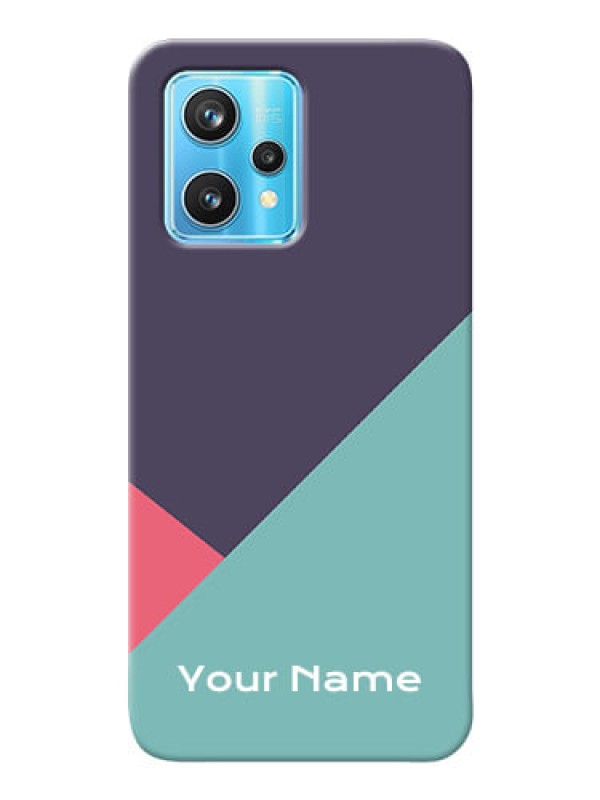 Custom Realme 9 Pro 5G Custom Phone Cases: Tri Color abstract Design