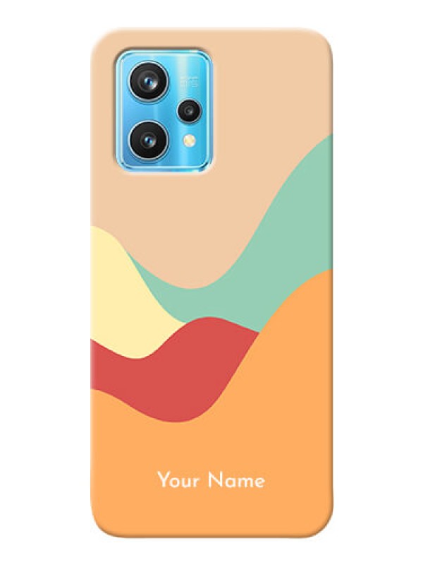 Custom Realme 9 Pro 5G Custom Mobile Case with Ocean Waves Multi-colour Design