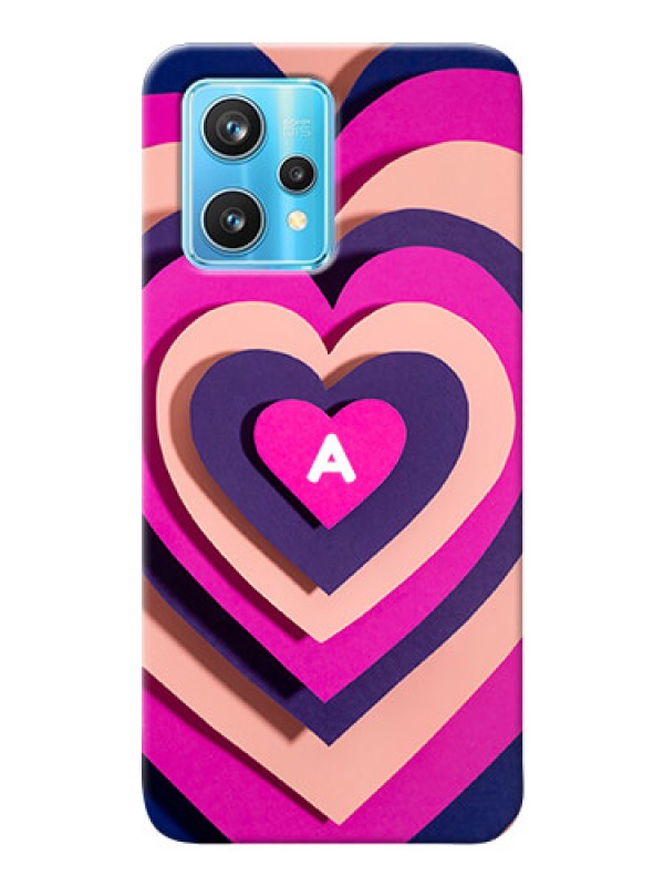 Custom Realme 9 Pro 5G Custom Mobile Case with Cute Heart Pattern Design