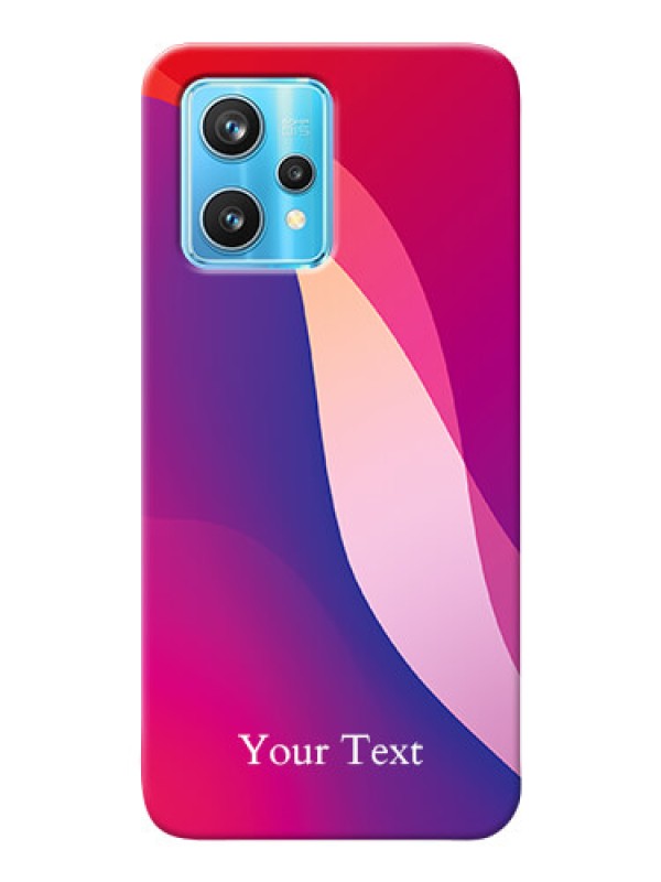 Custom Realme 9 Pro 5G Mobile Back Covers: Digital abstract Overlap Design