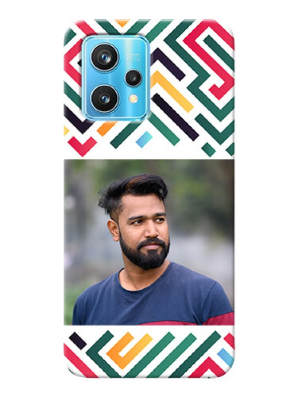 Custom Realme 9 Pro 5G Custom Mobile Case with Colorful Maze Pattern Design