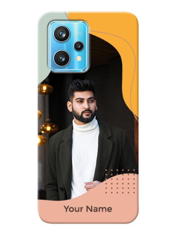 Custom Realme 9 Pro 5G Custom Phone Cases: Tri-coloured overlay design