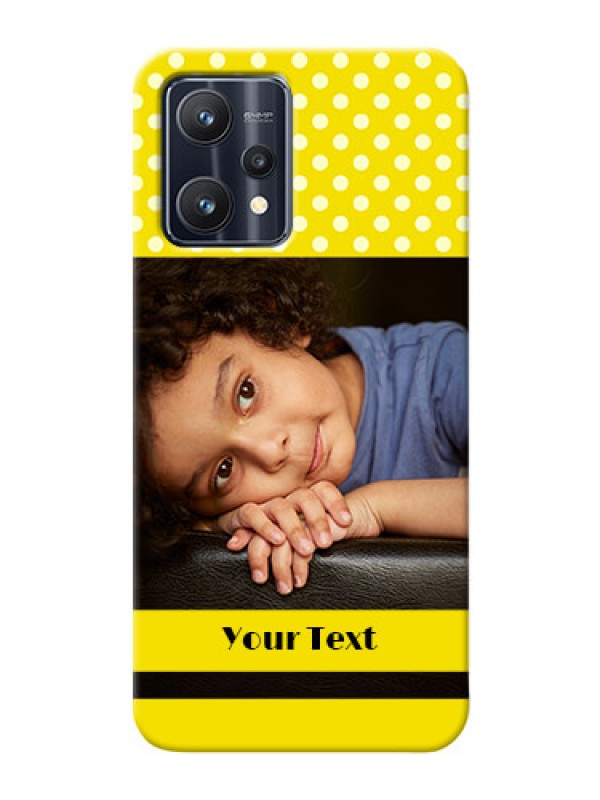 Custom Realme 9 Pro Plus 5G Custom Mobile Covers: Bright Yellow Case Design