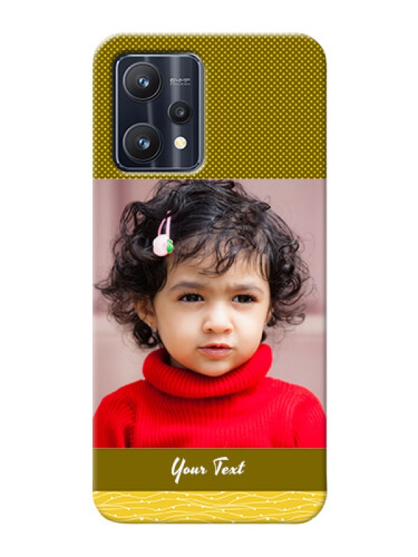 Custom Realme 9 Pro Plus 5G custom mobile back covers: Simple Green Color Design