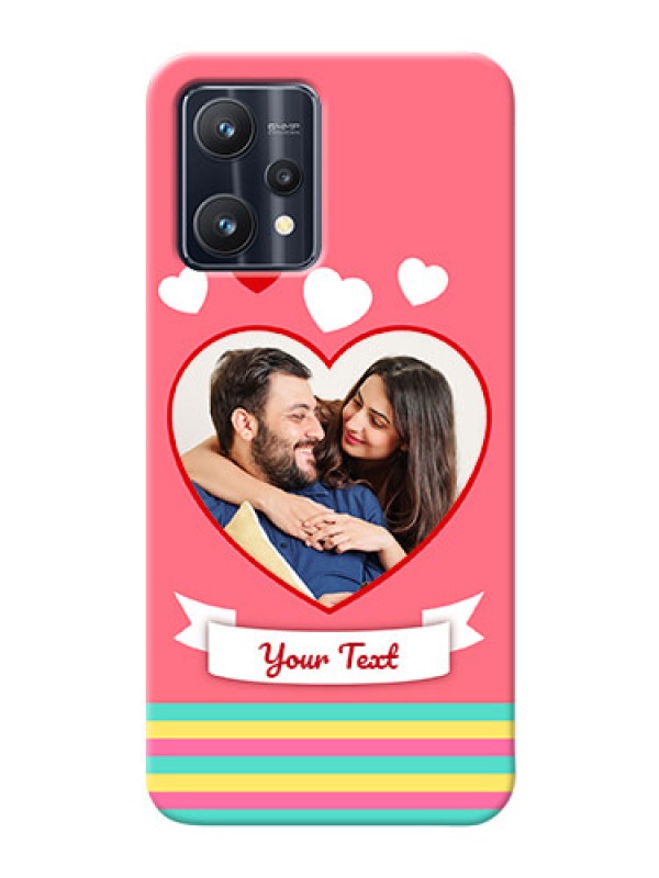 Custom Realme 9 Pro Plus 5G Personalised mobile covers: Love Doodle Design