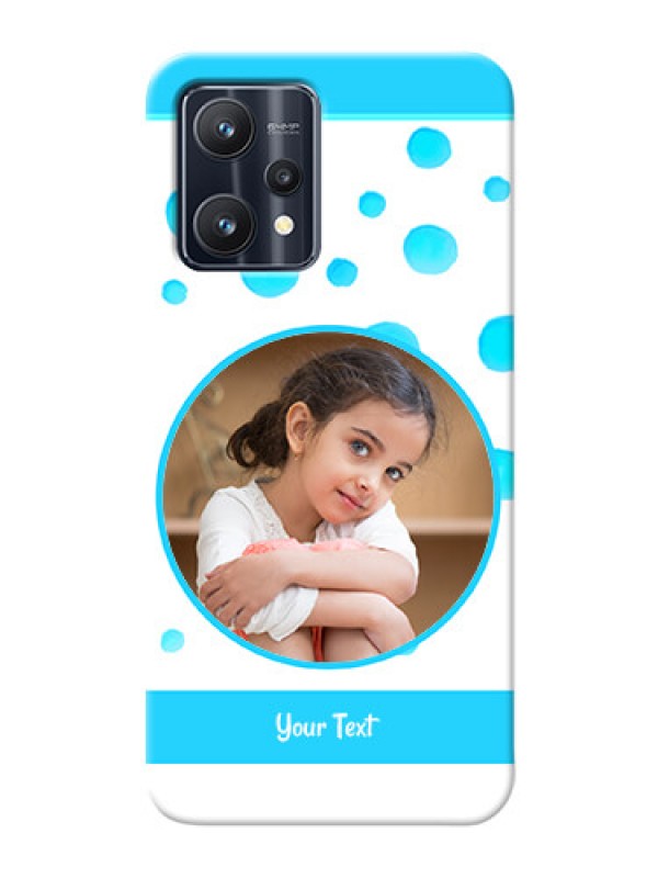Custom Realme 9 Pro Plus 5G Custom Phone Covers: Blue Bubbles Pattern Design