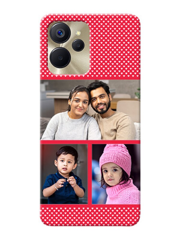 Custom Realme 9i 5G mobile back covers online: Bulk Pic Upload Design