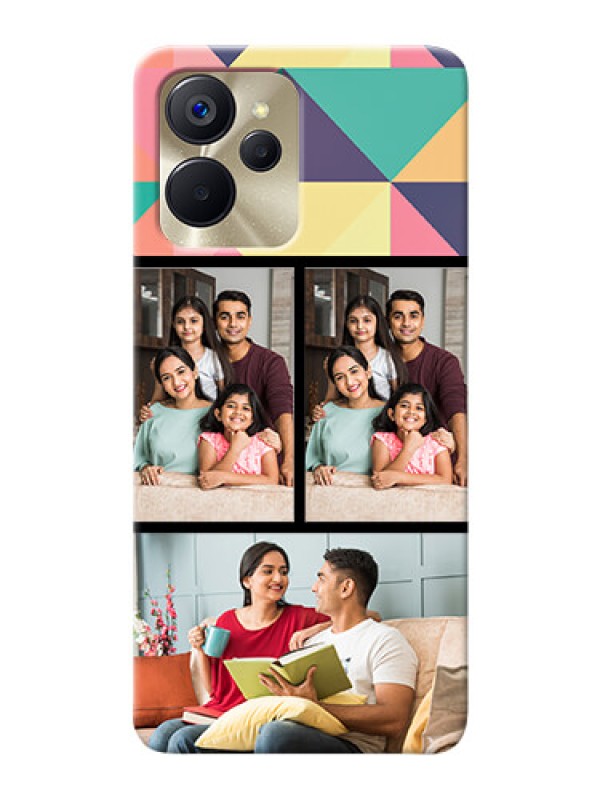 Custom Realme 9i 5G personalised phone covers: Bulk Pic Upload Design