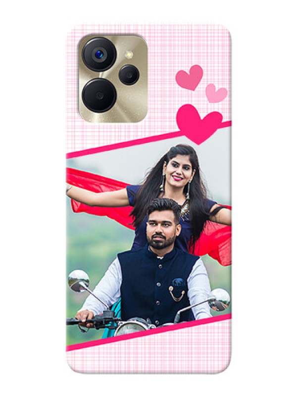 Custom Realme 9i 5G Personalised Phone Cases: Love Shape Heart Design