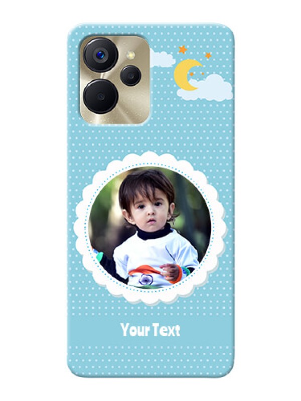 Custom Realme 9i 5G mobile cases online: violet Pattern Design