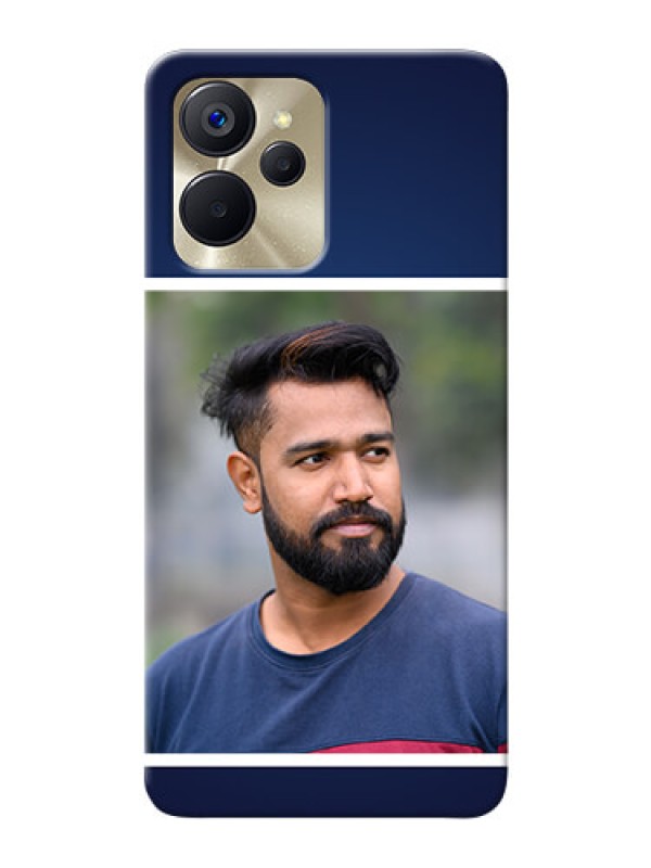 Custom Realme 9i 5G Mobile Cases: Simple Royal Blue Design