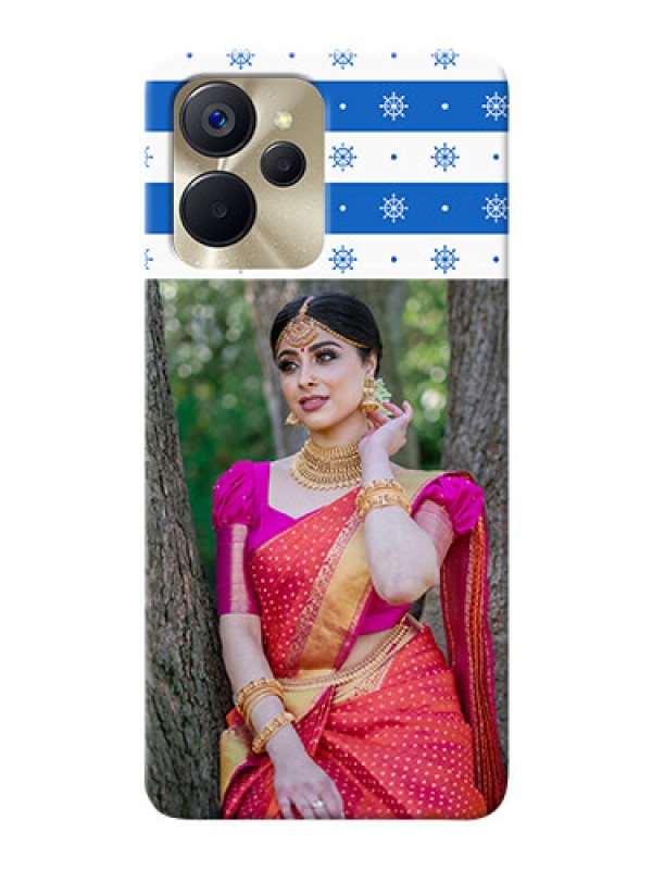 Custom Realme 9i 5G custom mobile covers: Snow Pattern Design