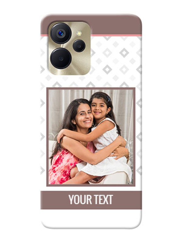 Custom Realme 9i 5G custom back covers: Simple Diamond Design