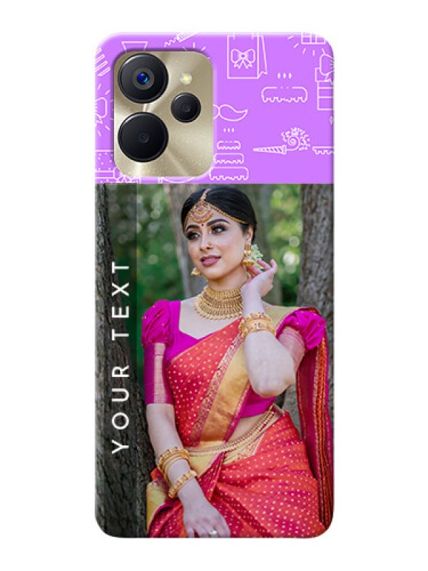 Custom Realme 9i 5G Personalized Phone Cases: Birthday Icons Design