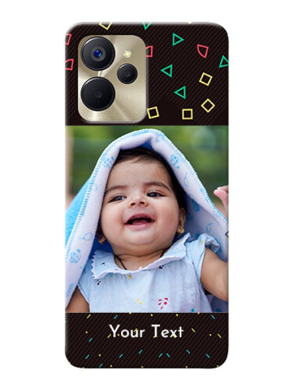 Custom Realme 9i 5G custom mobile cases with confetti birthday design