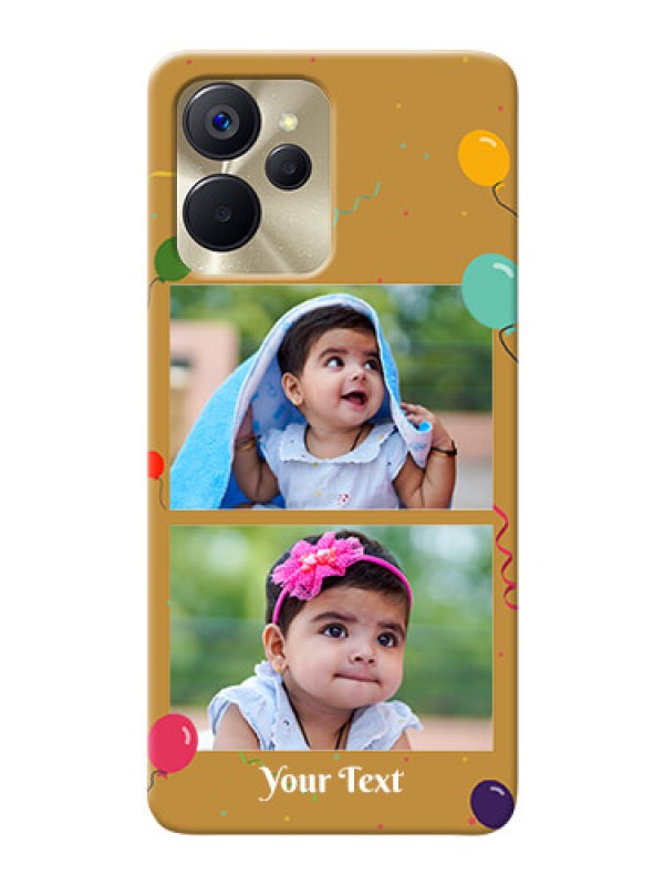 Custom Realme 9i 5G Phone Covers: Image Holder with Birthday Celebrations Design