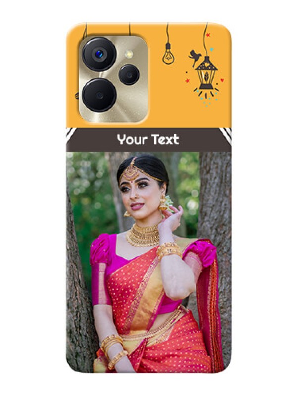 Custom Realme 9i 5G custom back covers with Family Picture and Icons 