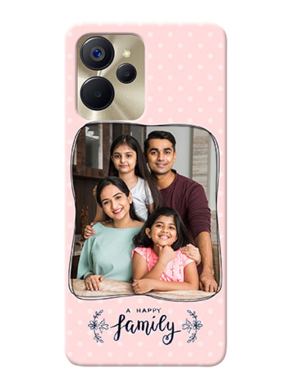 Custom Realme 9i 5G Personalized Phone Cases: Family with Dots Design