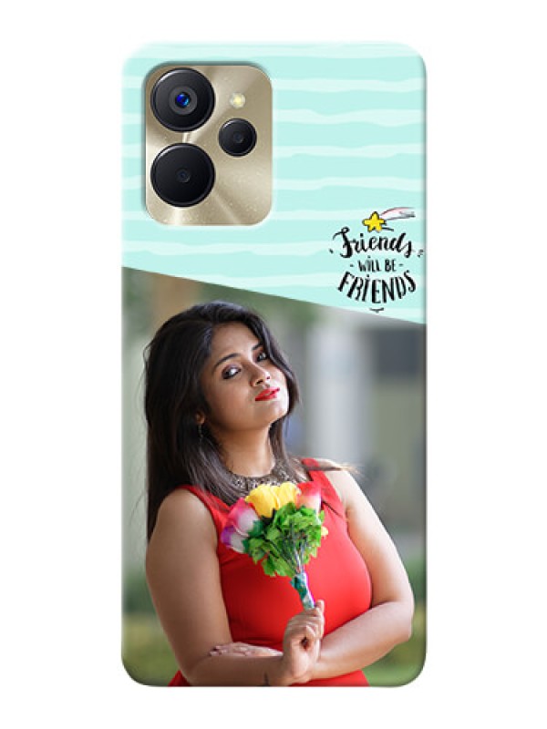 Custom Realme 9i 5G Mobile Back Covers: Friends Picture Icon Design