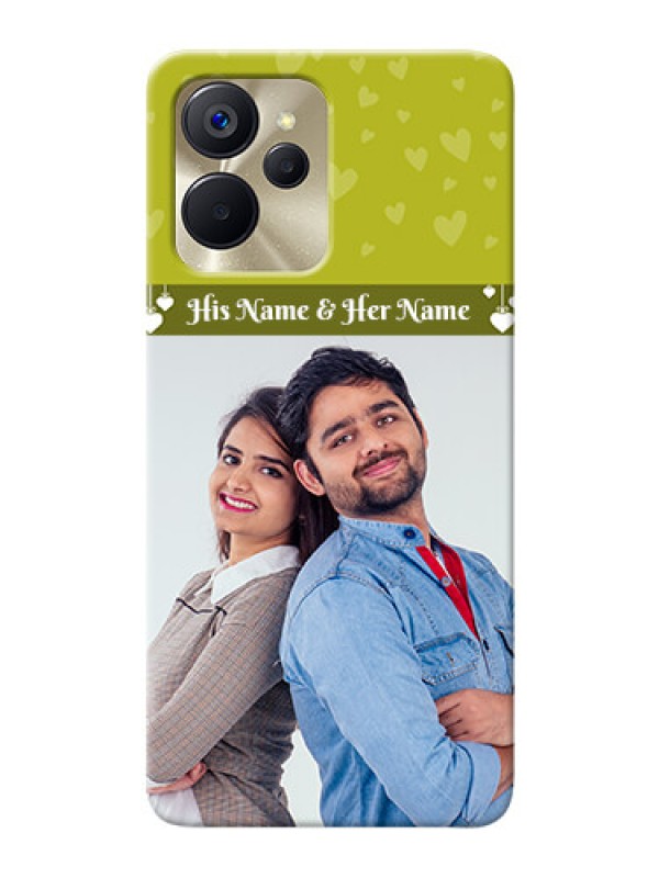 Custom Realme 9i 5G custom mobile covers: You & Me Heart Design