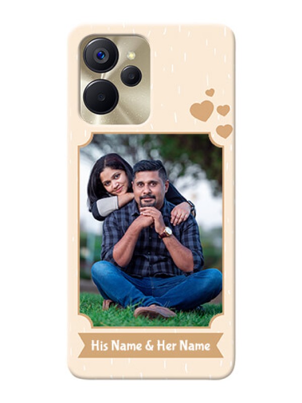 Custom Realme 9i 5G mobile phone cases with confetti love design 