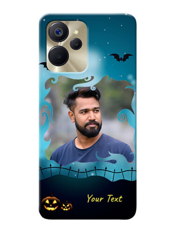 Custom Realme 9i 5G Personalised Phone Cases: Halloween frame design
